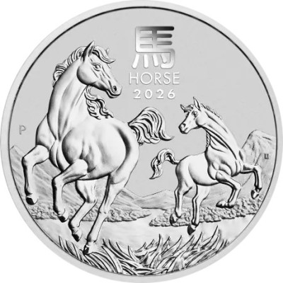 Koń księżycowy (2026) - 1 kg - srebrna moneta inwestycyjna