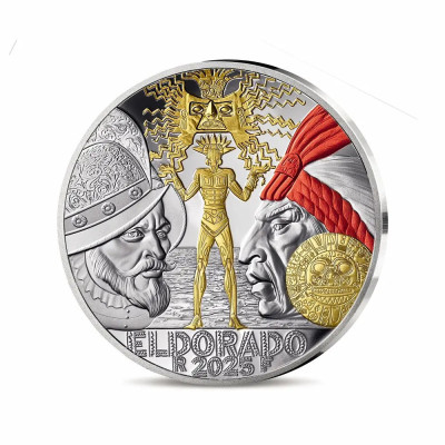 Kopia El Dorado - 22,2 g - Srebrna moneta kolekcjonerska