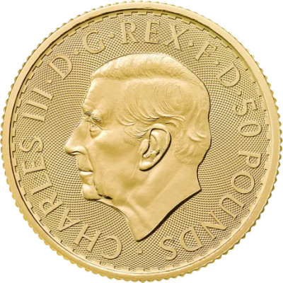 Złota moneta Britannia (2026) - 1/2 uncji