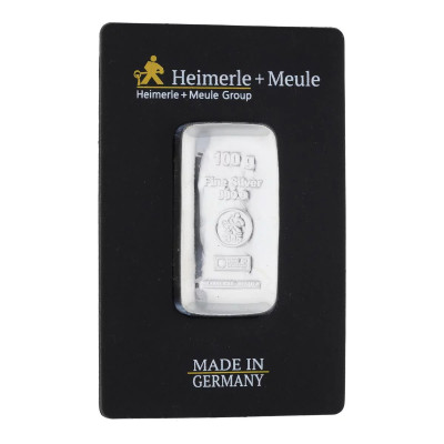 Heimerle + Meule - 100g - srebrna sztabka inwestycyjna