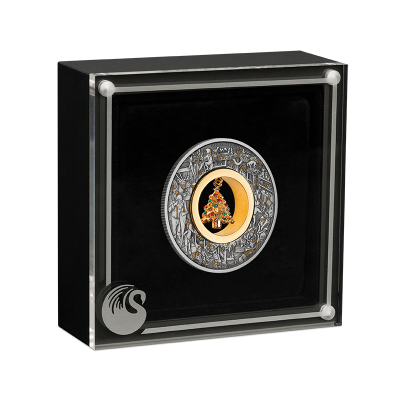 Warsztat Świętego Mikołaja (2025) - 2 uncje - Srebrna moneta kolekcjonerska