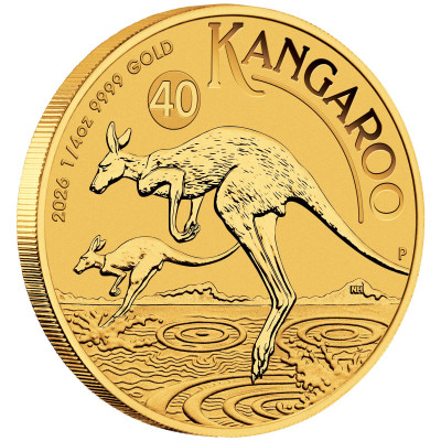 Australijski Kangur (2026) - 1/4 uncji - złota moneta inwestycyjna