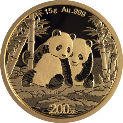 Panda (2026) - 15g - złota moneta inwestycyjna
