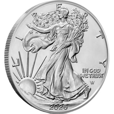 Amerykański Orzeł (2026) - 1 Oz - srebrna moneta inwestycyjna