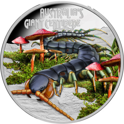 Stonoga olbrzymia (2026) - srebrna moneta kolekcjonerska o wadze 1 uncji