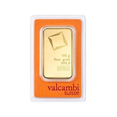 Valcambi 100 gramów - Złota sztabka