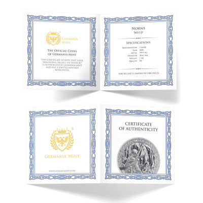 Czarownica: Skuld - 1 uncja - Srebrna moneta kolekcjonerska