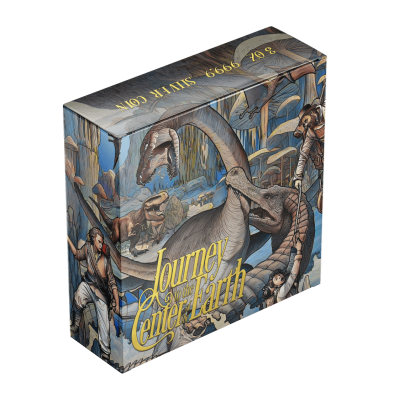 Podróż do środka Ziemi (2026) - 3 uncje - srebrna moneta kolekcjonerska proof