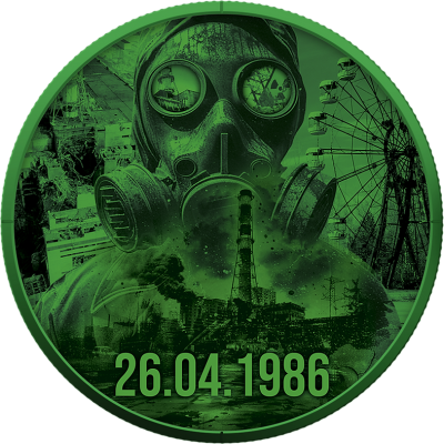 Czarnobyl (2026) - 1 uncja - srebrna moneta kolekcjonerska