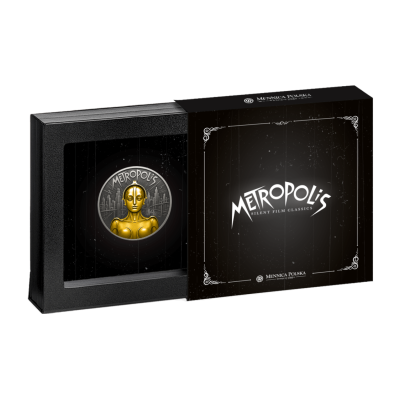 Metropolis (2025), klasyka kina - srebrna moneta kolekcjonerska
