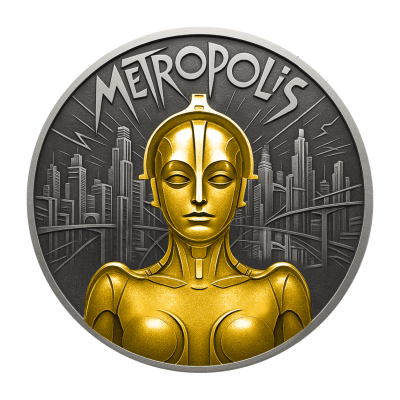 Metropolis (2025), klasyka kina - srebrna moneta kolekcjonerska