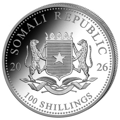 Słoń afrykański (2026) - 1 uncja - Srebrna moneta inwestycyjna