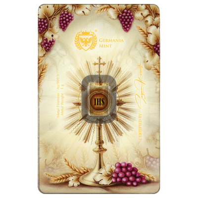 Mennica Germania - 1g "Pierwsza Komunia Święta" II - sztabka złota inwestycyjnego