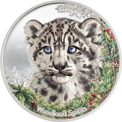 Snow Leopard (2026) - 1 Oz - Srebrna moneta kolekcjonerska