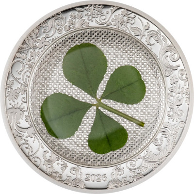 Uncja szczęścia (2026) - srebrna moneta kolekcjonerska o wadze 1 uncji