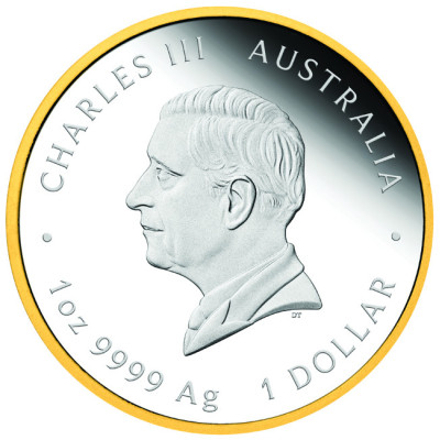 Pierwsza gorączka złota w Australii - 1 uncja - srebrna moneta kolekcjonerska