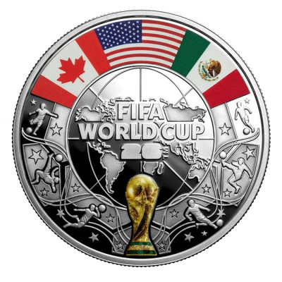 FIFA Soccer WC 2026 - 20g - Srebrna moneta kolekcjonerska