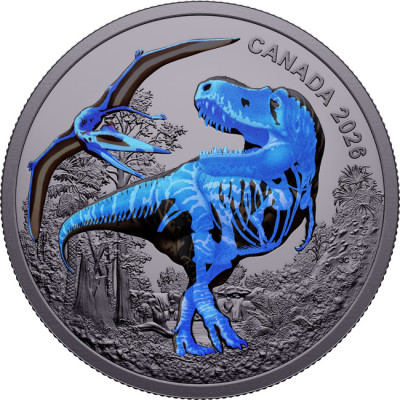 T-Rex (2026)  – 1 uncja – srebrna moneta kolekcjonerska
