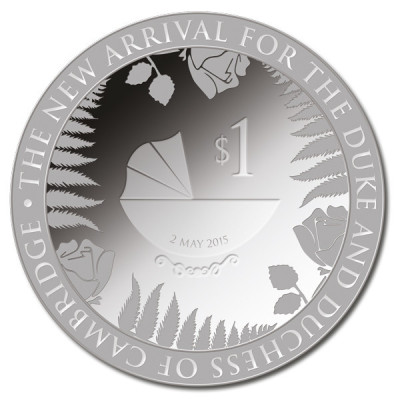 Royal Baby 2015 – 1 uncja – srebrna moneta kolekcjonerska w jakości proof