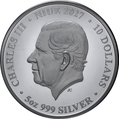 Lunar Goat (2027) – 5 uncji – srebrna moneta kolekcjonerska w jakości proof