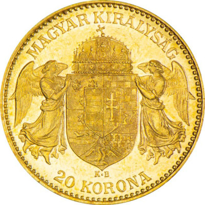 Węgry 20 Corona – złota moneta inwestycyjna