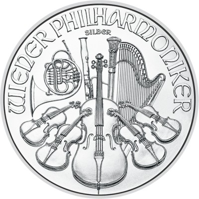 Orkiestra Filharmoniczna Wiedeńska (różne roczniki) – 1 uncja – srebrna moneta inwestycyjna
