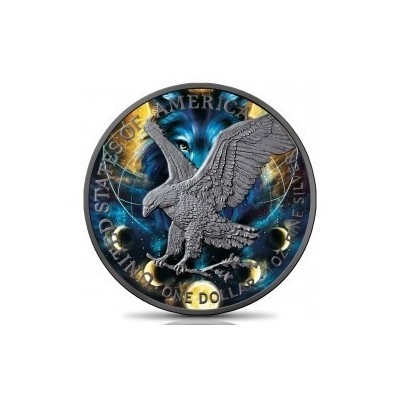 1 oz Wolf American Eagle - Wolf - stříbrná mince