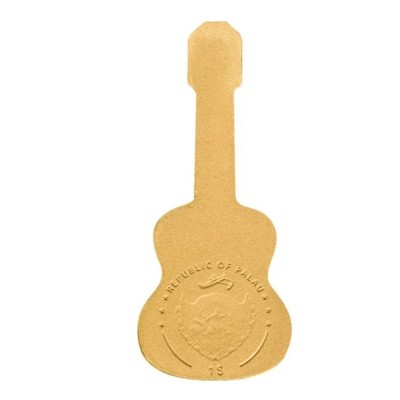 Gitara 0,5g - Złota moneta kolekcjonerska